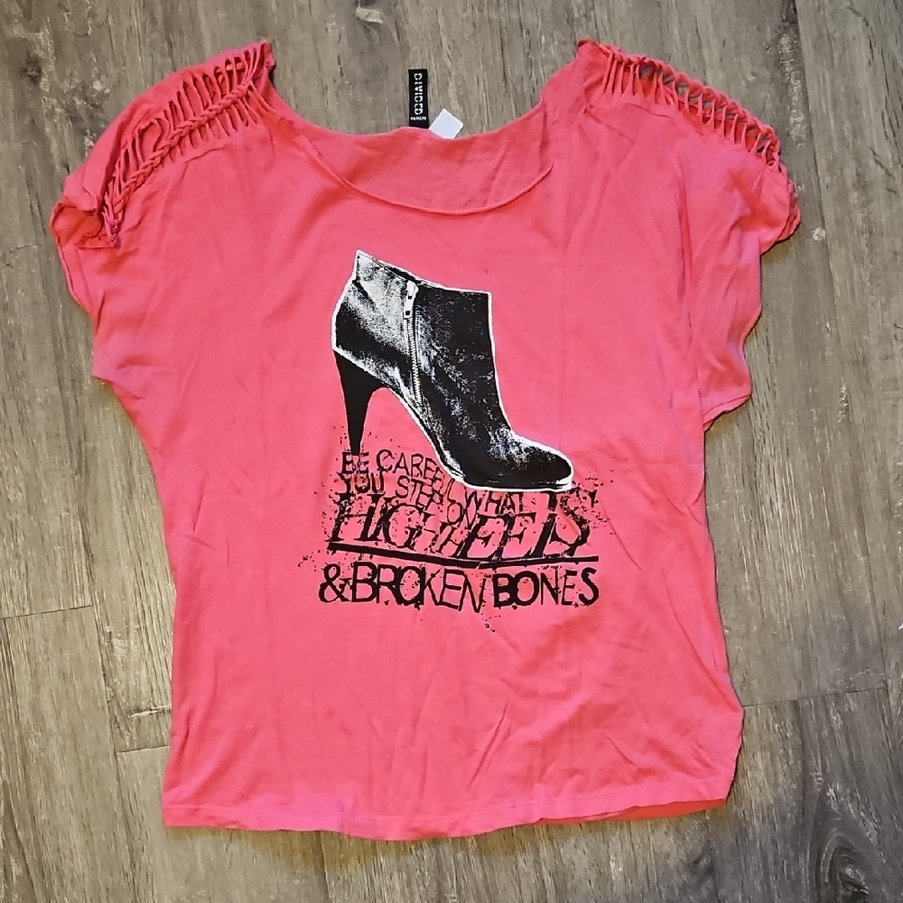 Pink Graphic Women's Top
